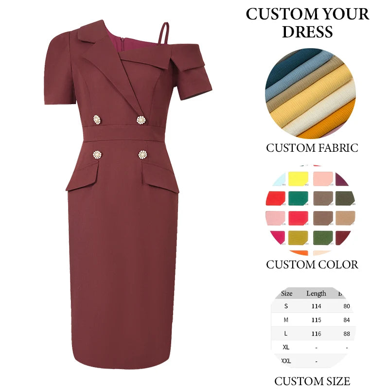 Elegant Off-Shoulder Dress – Summer Party & Office Outfit 💃”