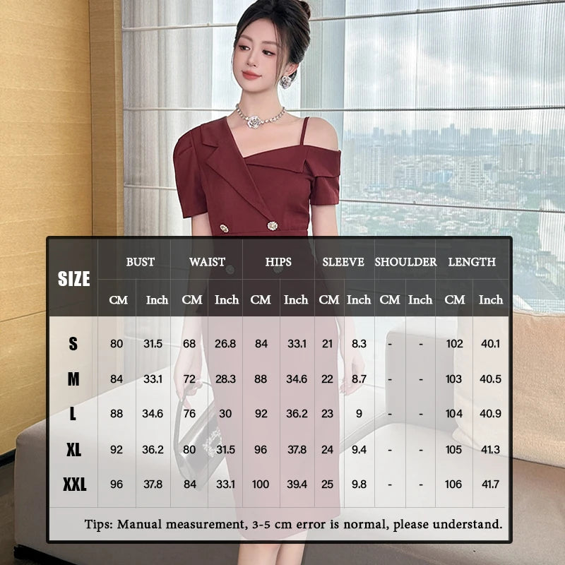 Elegant Off-Shoulder Dress – Summer Party & Office Outfit 💃”